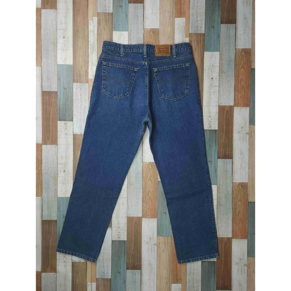 Vintage Levis 540 Relaxed Fit Jeans Mens 36x30 Blue Denim Made in USA Orange Tab